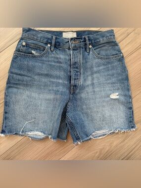 Everlane Organic The Rigid Way High Rise Denim  Shorts 29